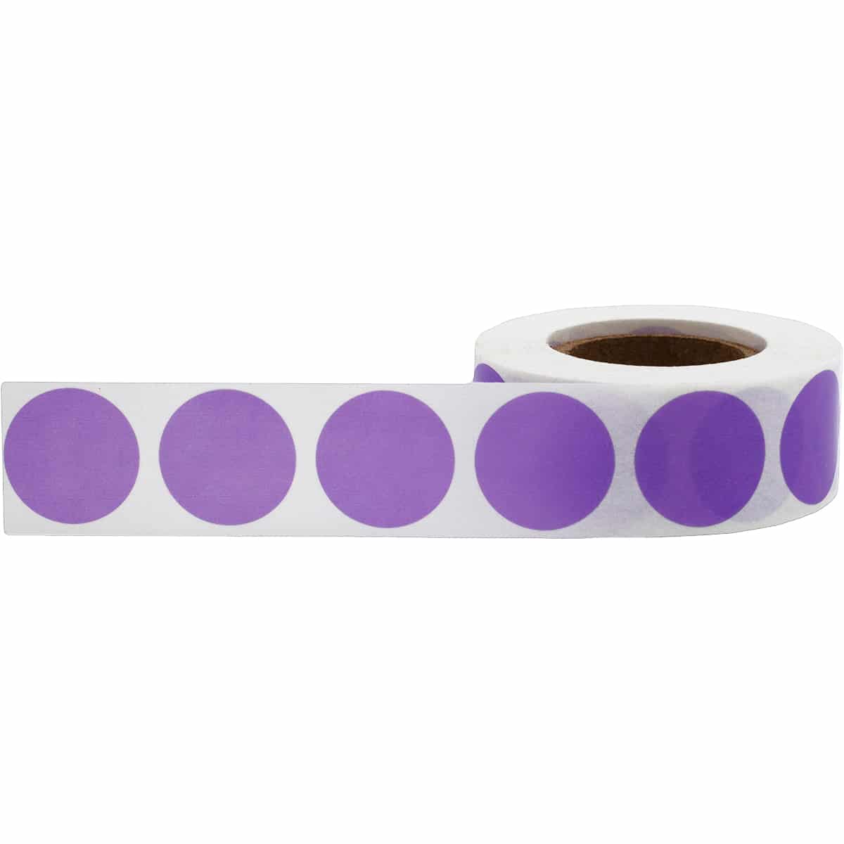 Purple Transparent Labels 3/4" Round QTY 500 Purple Transparent Labels 3/4" Round QTY 500