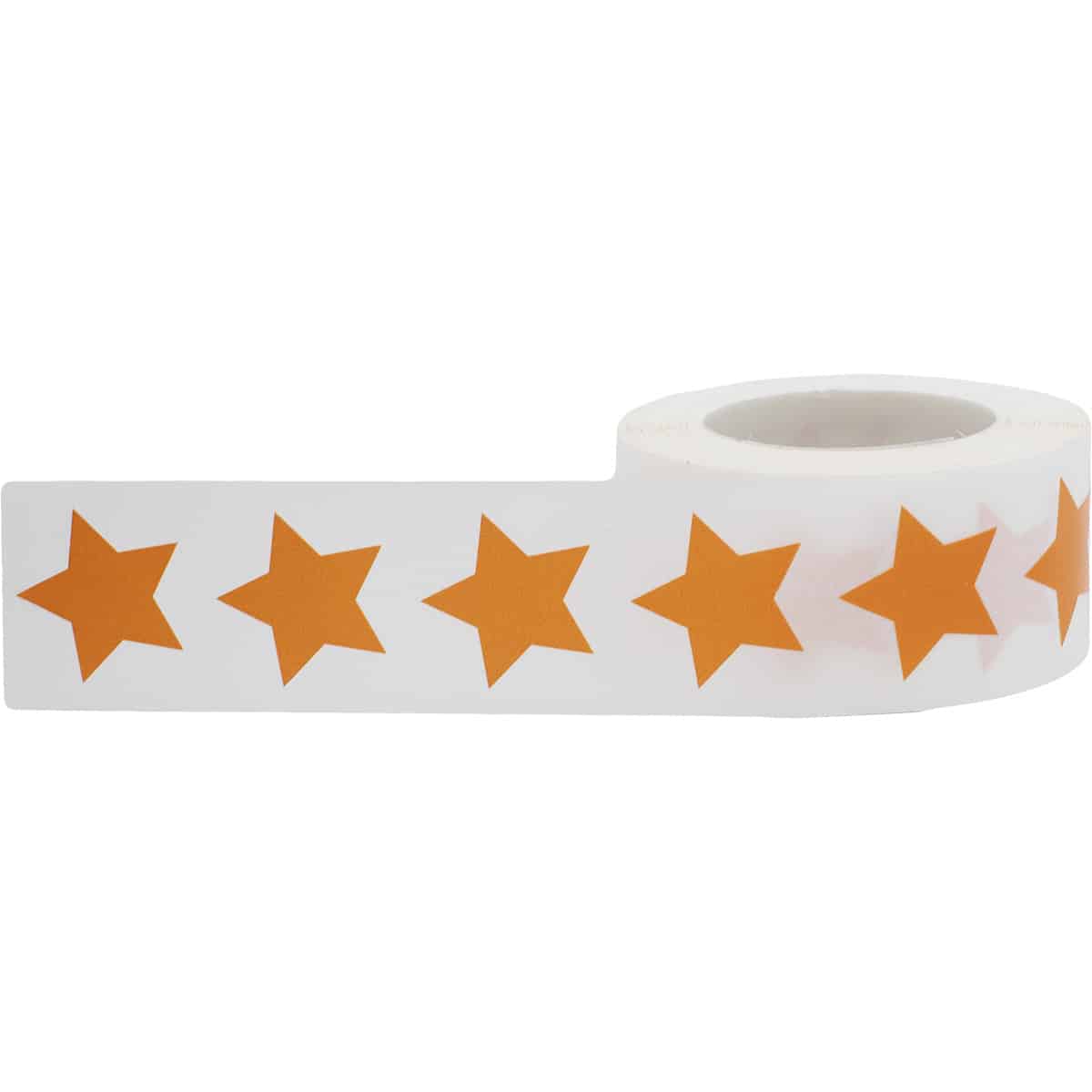 Orange Star Stickers 3/4" QTY 500 Orange Star Stickers 3/4" QTY 500