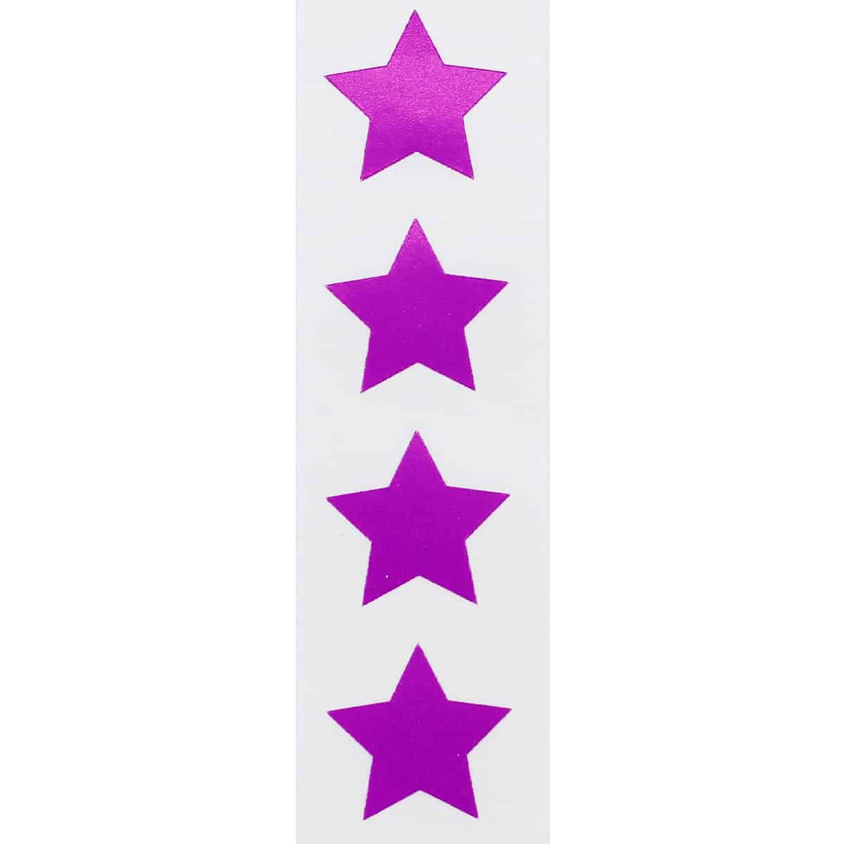 Purple Star Stickers 3/4" QTY 500 Purple Star Stickers 3/4" QTY 500
