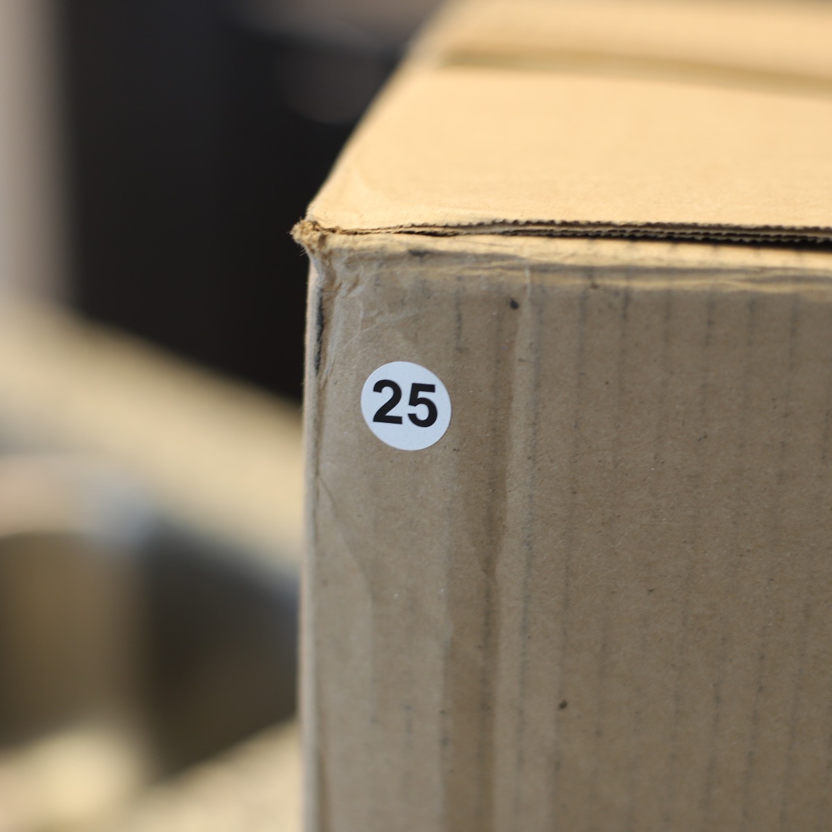 Number 25 Labels 3/4" Round Quantity 500 Number 25 Labels 3/4" Round Quantity 500