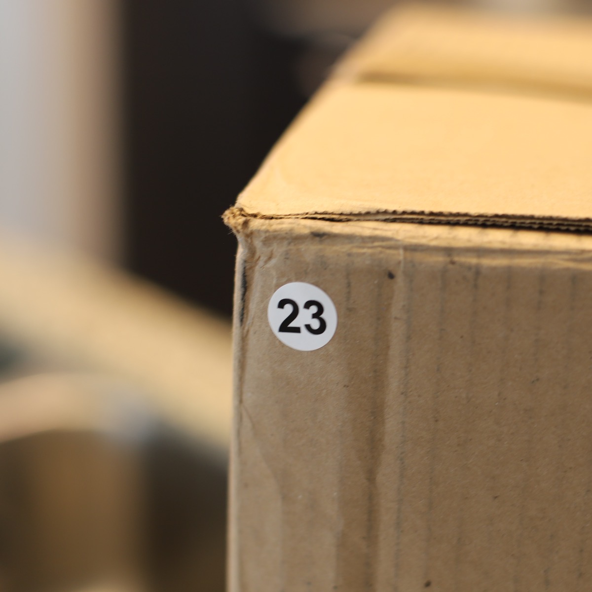 Number 23 Stickers 3/4" Round Quantity 500 Number 23 Stickers 3/4" Round Quantity 500