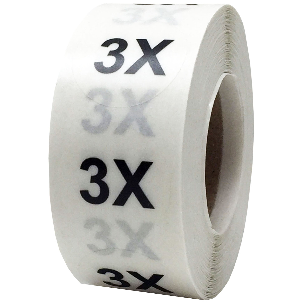 Ultra Clear Round Size Label Stickers for Shirts QTY 500