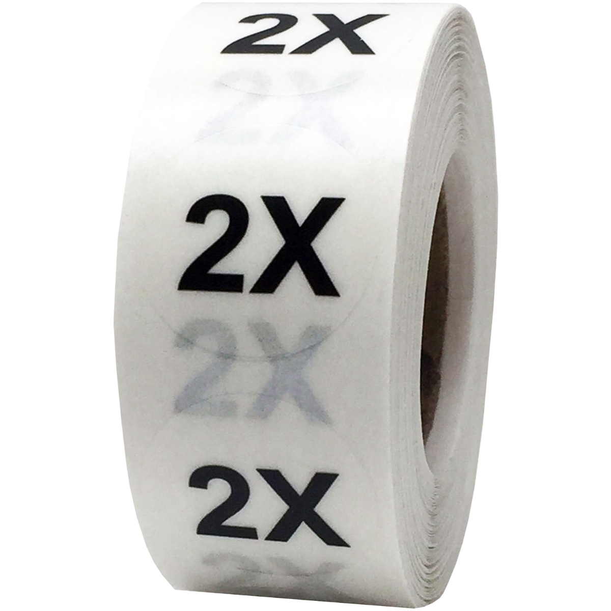 Ultra Clear Round Size Label Stickers for Shirts QTY 500