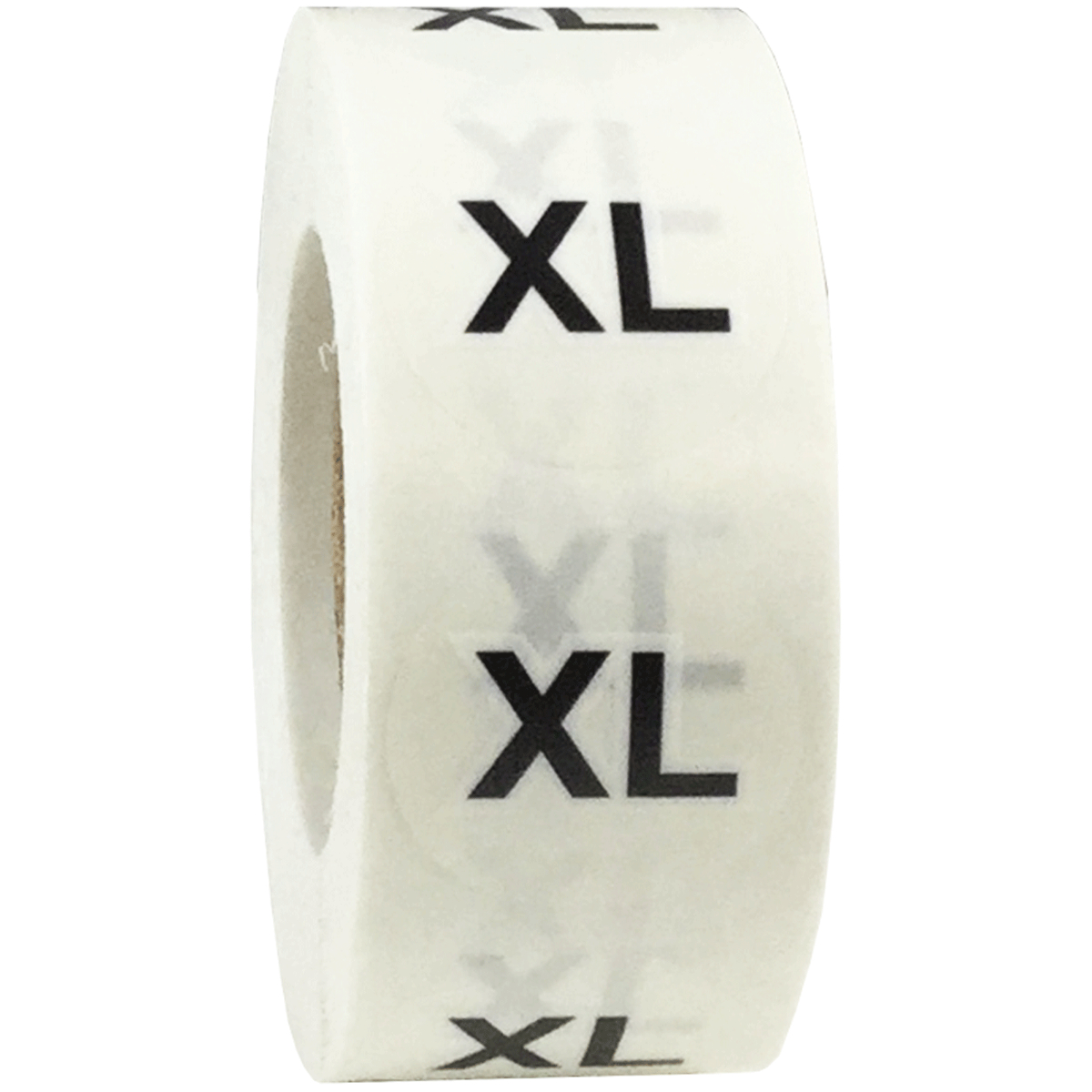Ultra Clear Round Size Label Stickers for Shirts QTY 500