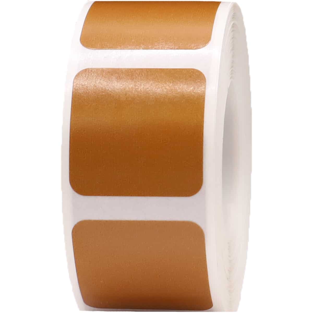 Tan Stickers 1" Square QTY 500 Tan Stickers 1" Square QTY 500