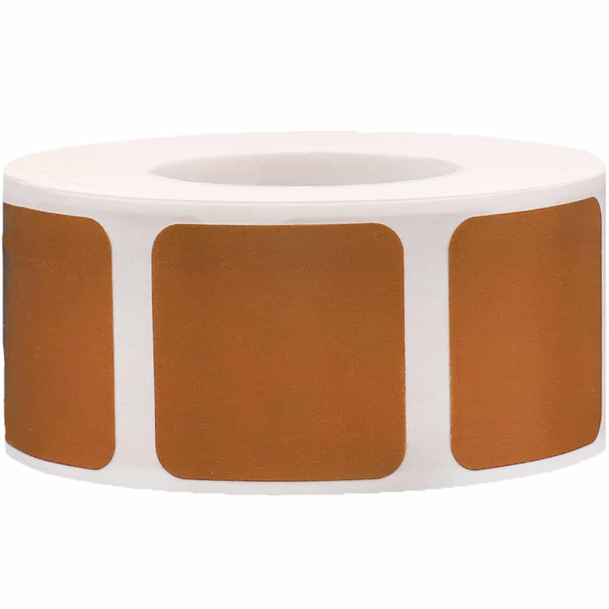 Tan Stickers 1" Square QTY 500 Tan Stickers 1" Square QTY 500