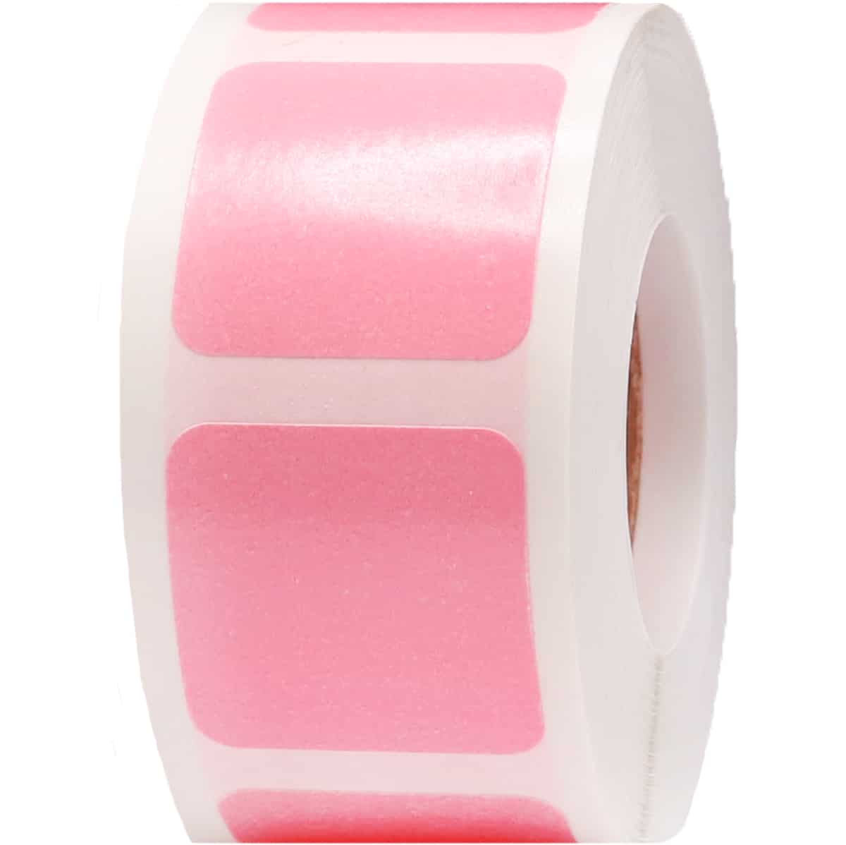Pink Stickers 1" Square QTY 500 Pink Stickers 1" Square QTY 500