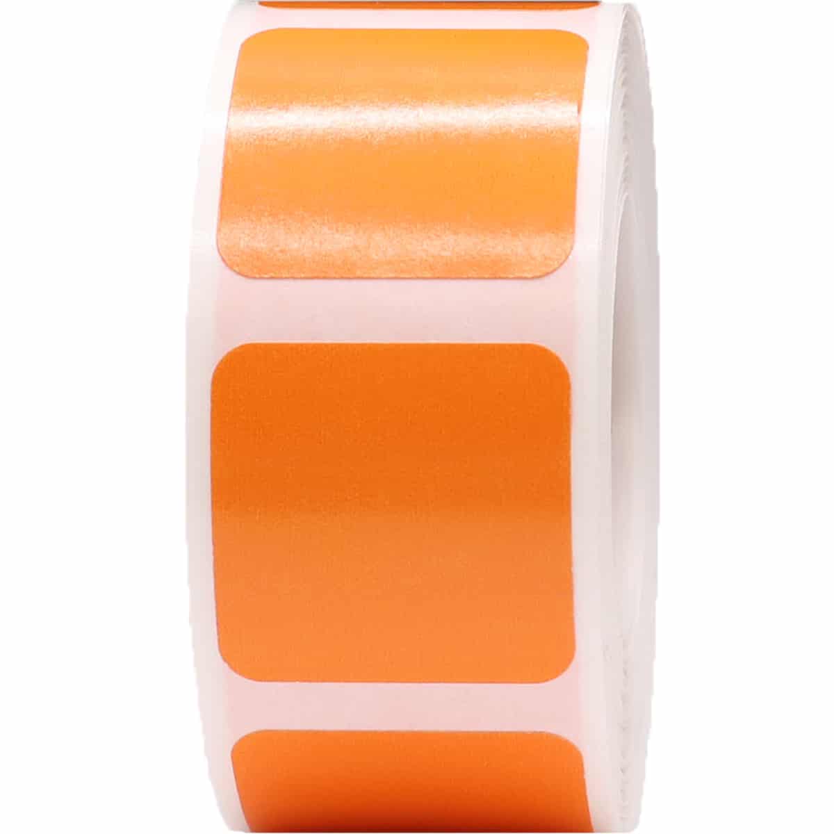 Orange Stickers 1" Square QTY 500 Orange Stickers 1" Square QTY 500