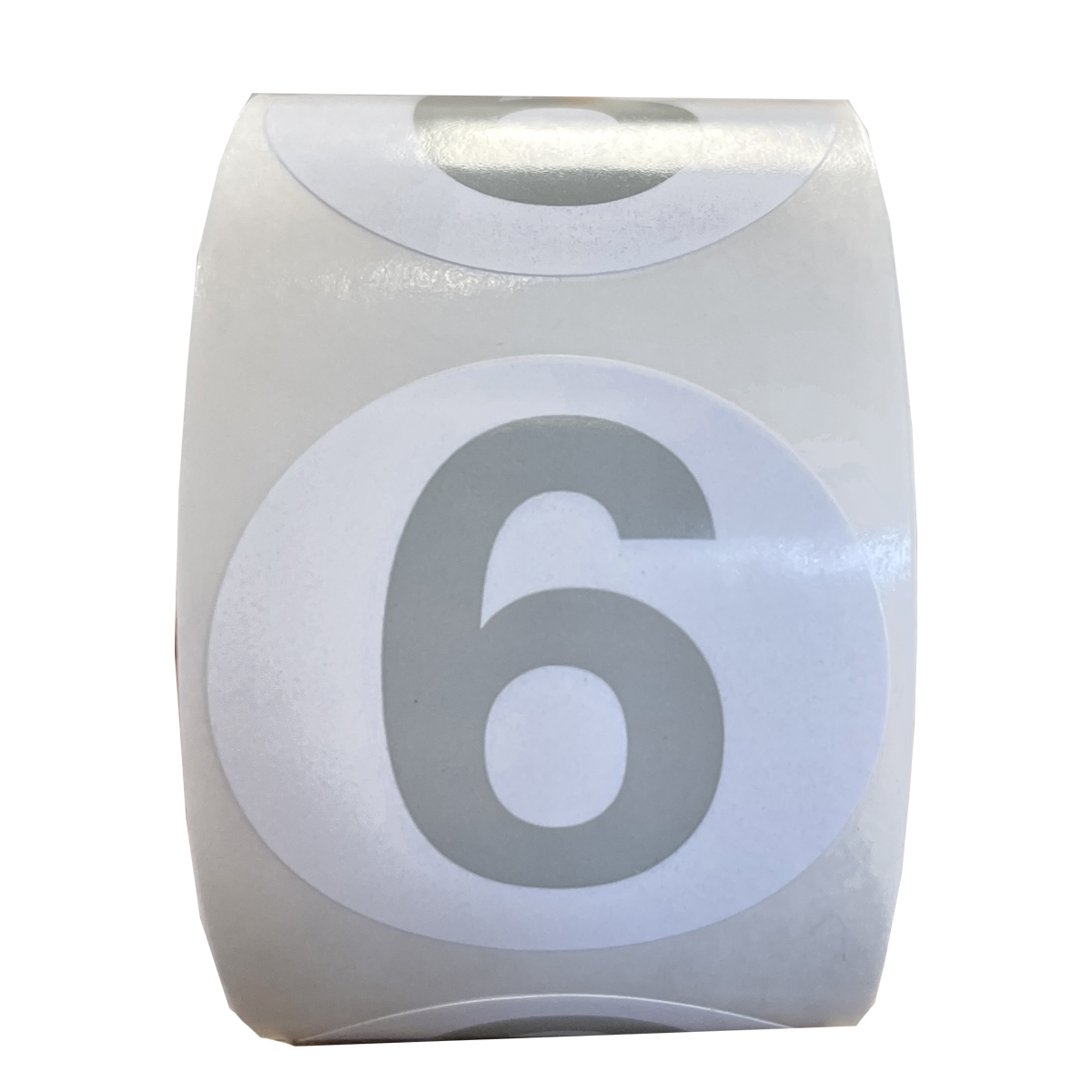 Number 6 Stickers Color Coded 1.5" Round QTY 500 Number 6 Stickers Color Coded 1.5" Round QTY 500