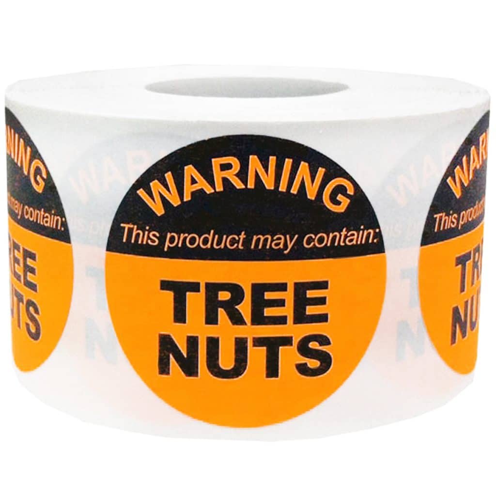 Warning This Product May Contain Tree Nuts