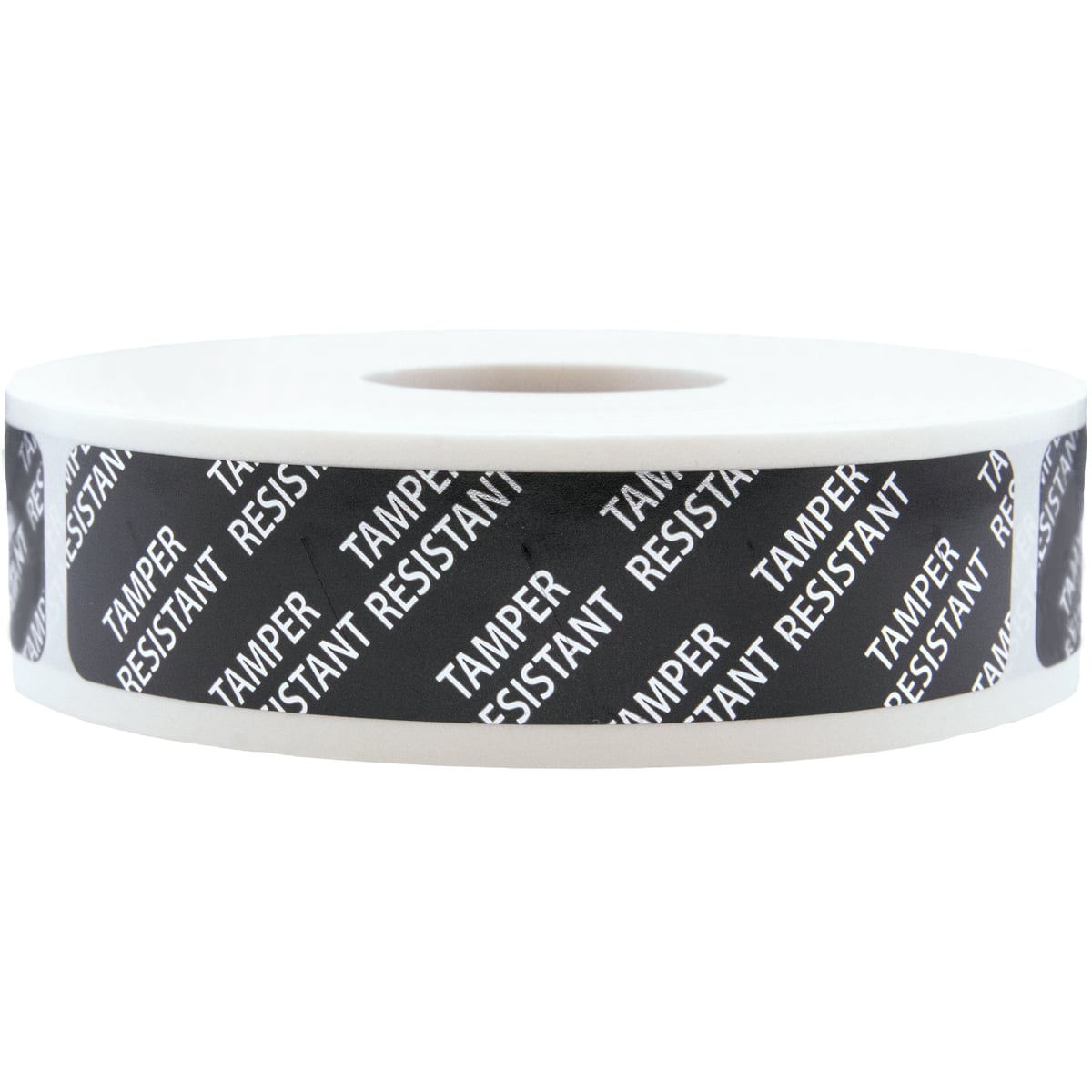 Tamper Resistant Labels | 0.75" x 3.5" - Metallic Black QTY 500