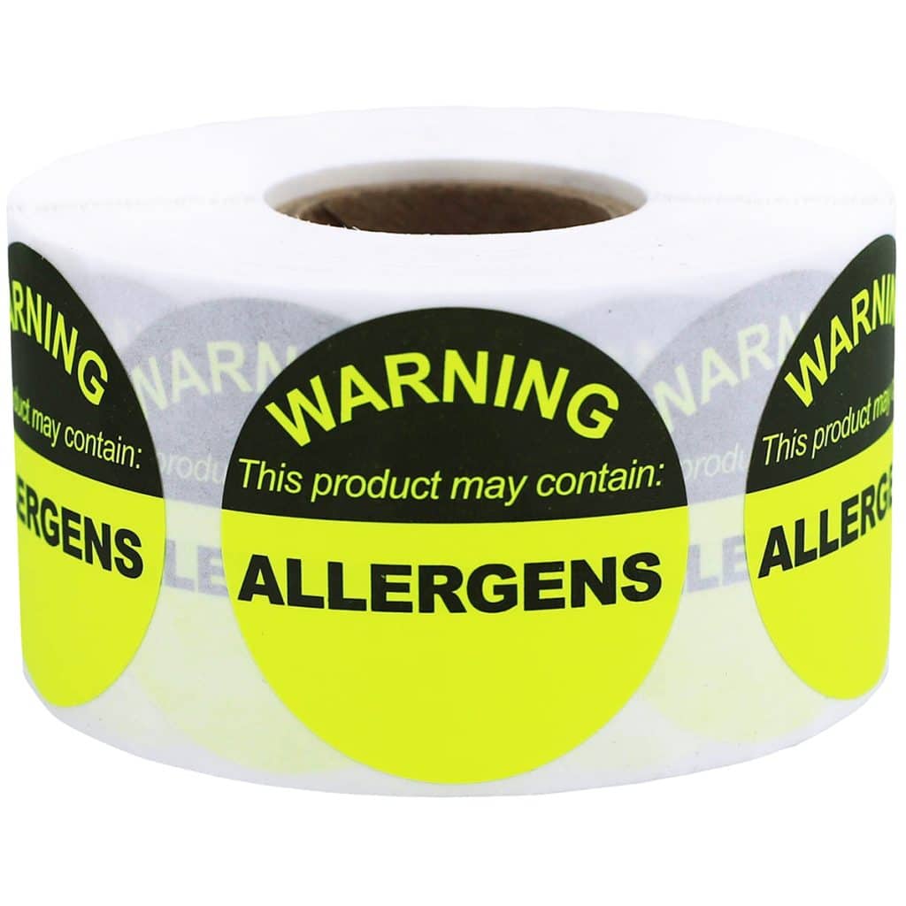 Warning This Product May Contain Allergens