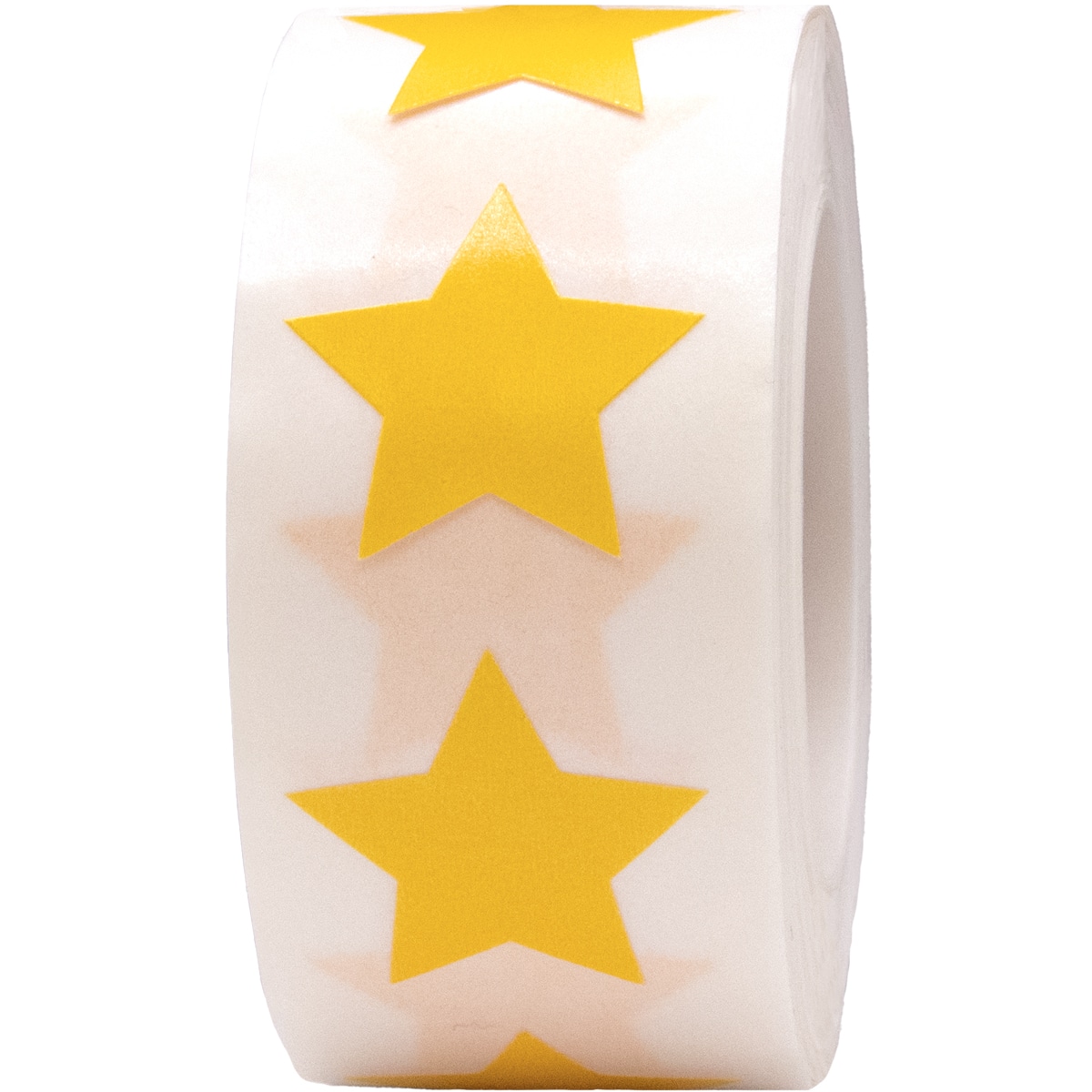 Yellow Star Stickers 3/4" QTY 500