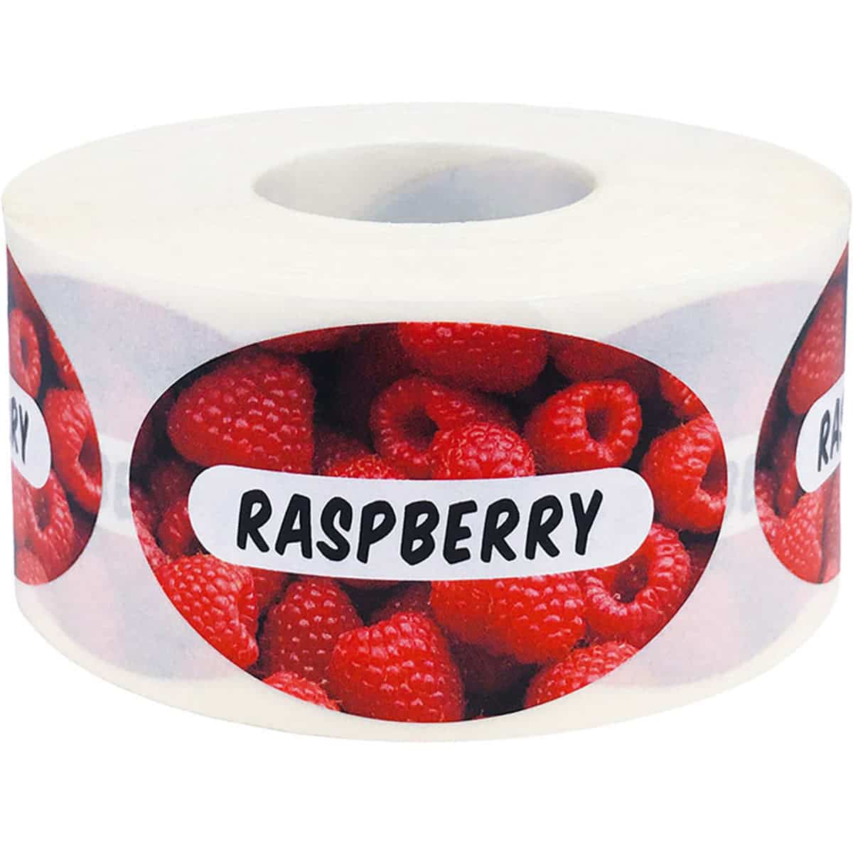 Raspberry Labels with Real Image QTY 500 Raspberry Labels with Real Image QTY 500
