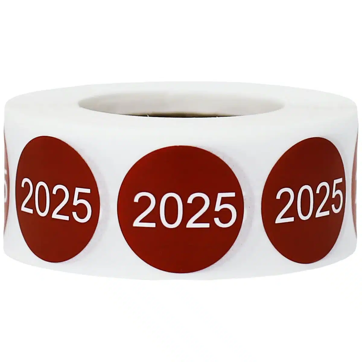 Year 2025 Stickers 3/4" Round QTY 500 Year 2025 Stickers 3/4" Round QTY 500