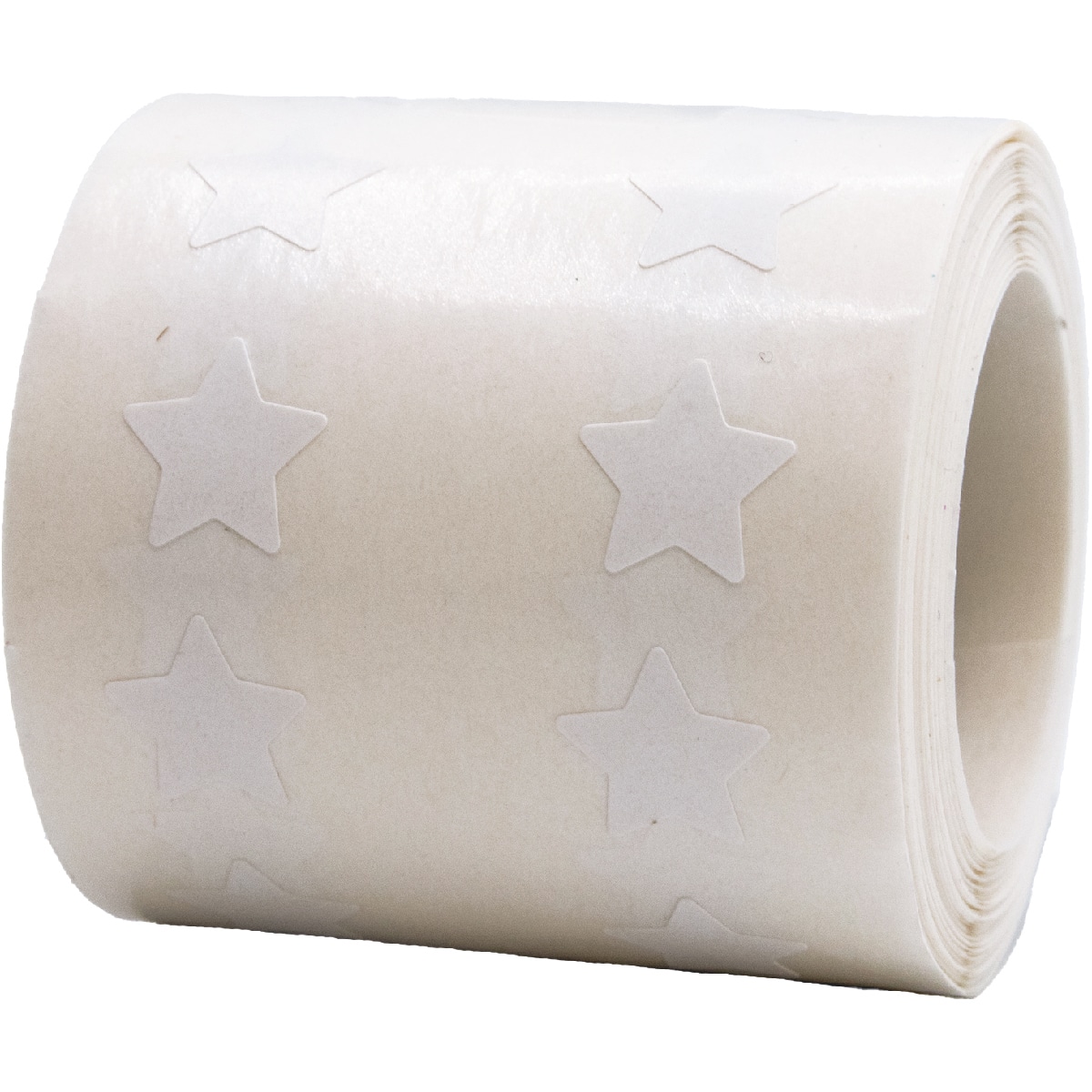 Small White Star Stickers 1/2" Inch QTY 1,000