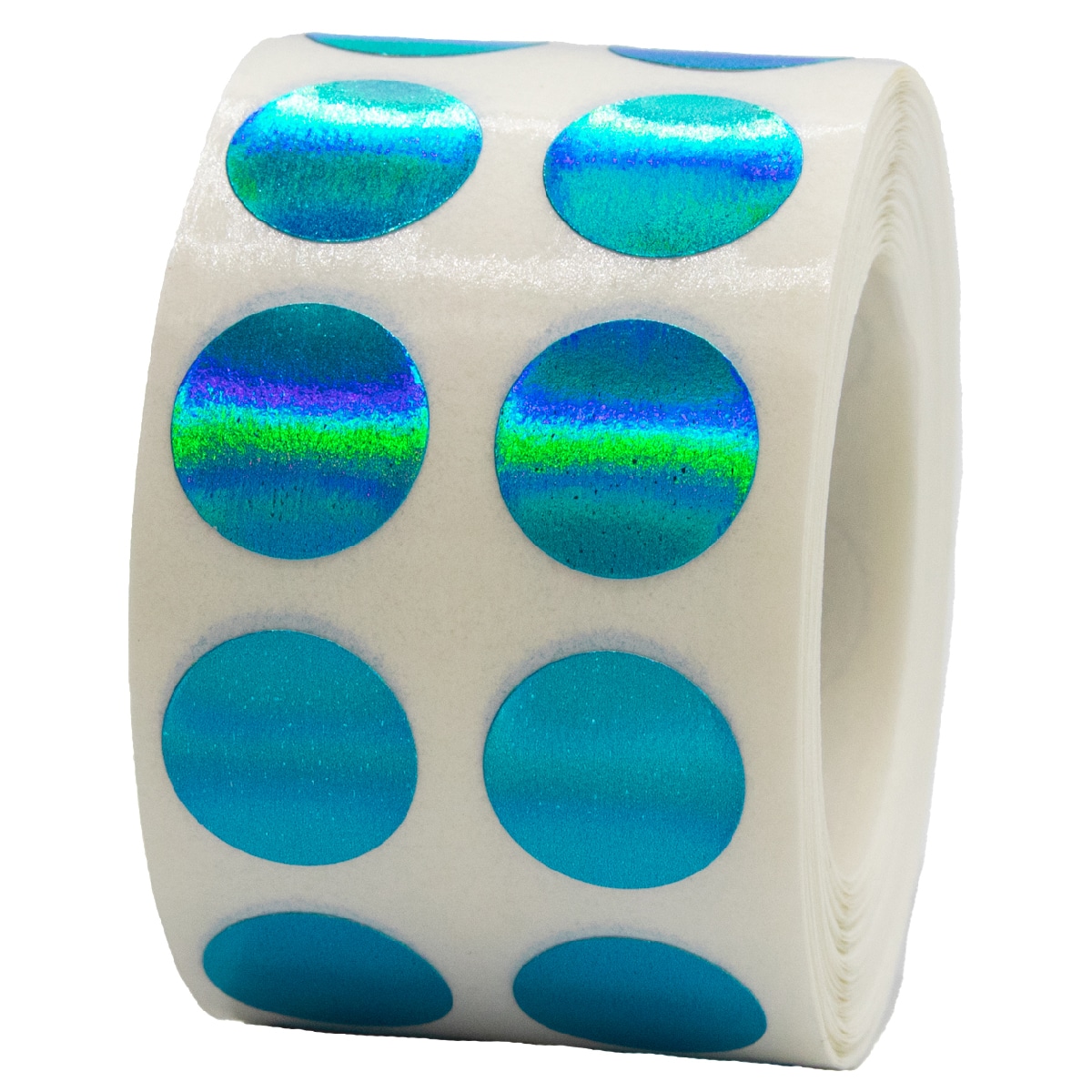 Small Metalized Blue Dot Stickers 1/2" Round Small Metalized Blue Dot Stickers 1/2" Round