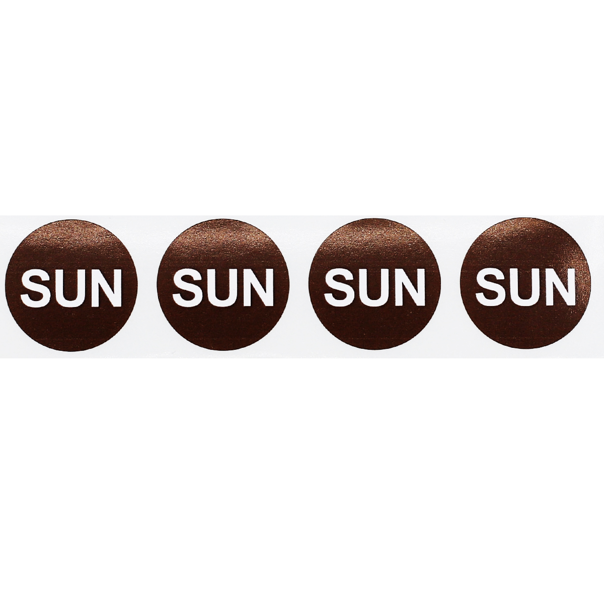 Sunday Stickers 3/4" Inch Quantity 500