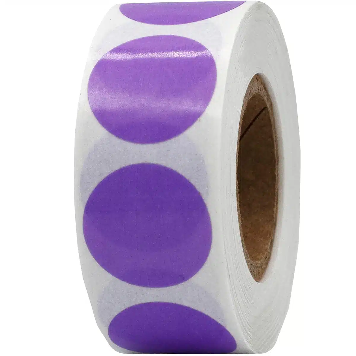 Purple Transparent Labels 3/4" Round QTY 500 Purple Transparent Labels 3/4" Round QTY 500