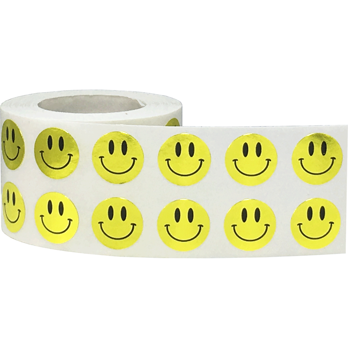 Small Metallic Gold Smiley Face Stickers 1/2" Quantity 1,000 Small Metallic Gold Smiley Face Stickers 1/2" Quantity 1,000