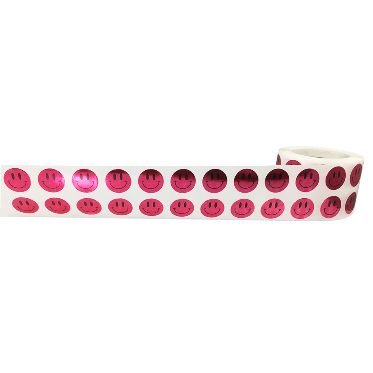 Small Metallic Red Smiley Face Stickers 1/2" QTY 1,000 Small Metallic Red Smiley Face Stickers 1/2" QTY 1,000