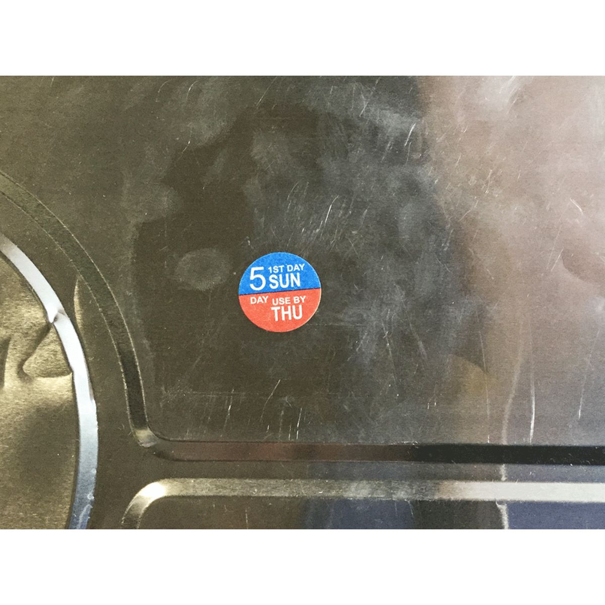 Sun - Thu Dissolvable 5 Day Food Rotation Labels QTY 500 Sun - Thu Dissolvable 5 Day Food Rotation Labels QTY 500