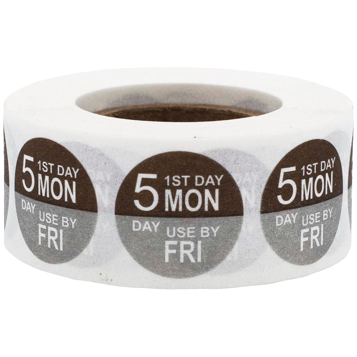 Mon - Fri Dissolvable 5 Day Food Rotation Labels QTY 500 Mon - Fri Dissolvable 5 Day Food Rotation Labels QTY 500