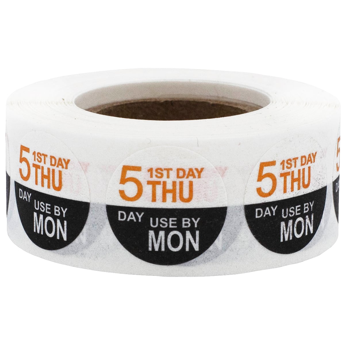Thursday - Monday Dissolvable 5 Day Food Rotation Labels QTY 500 Thursday - Monday Dissolvable 5 Day Food Rotation Labels QTY 500
