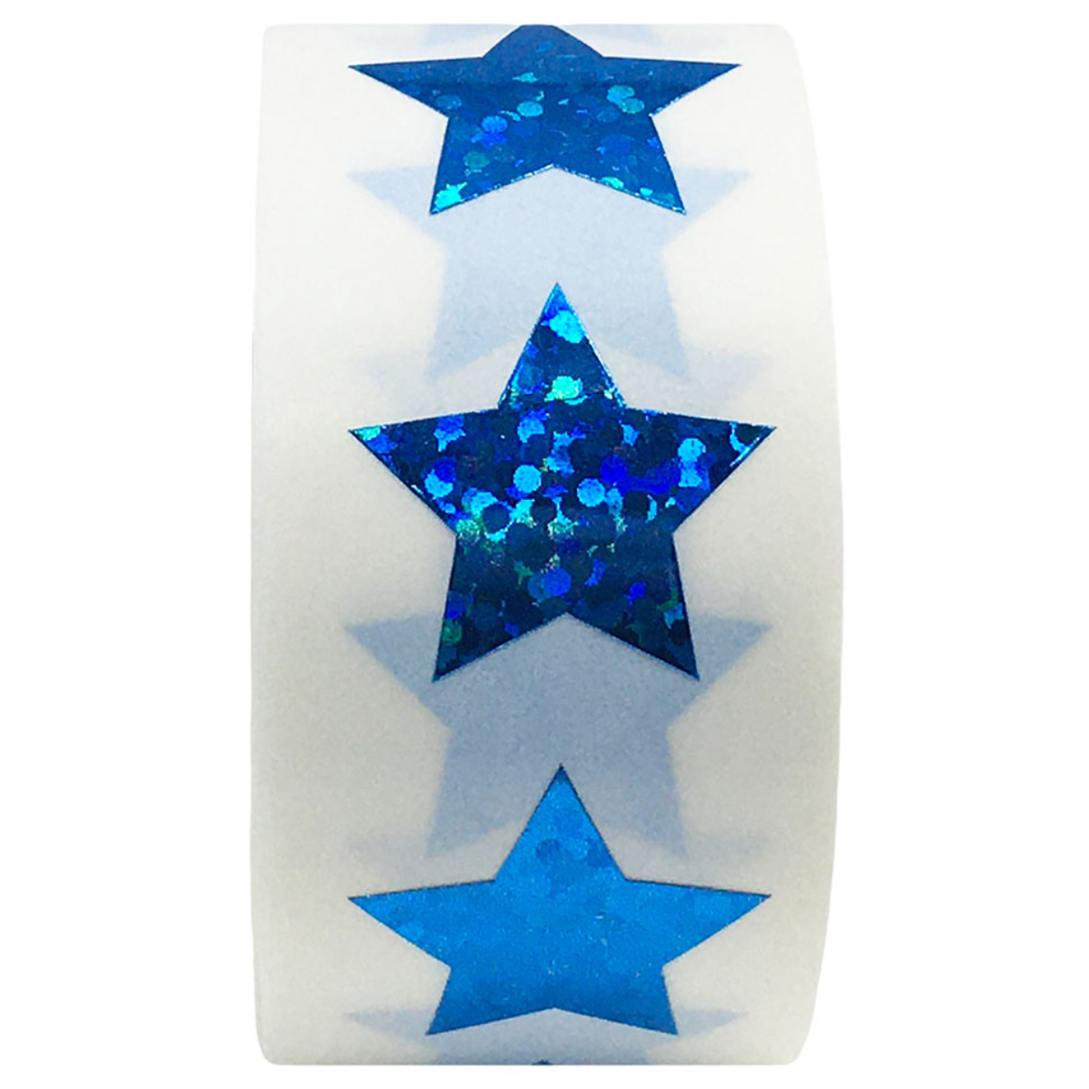 Blue Sparkle Star Stickers 3/4" Inch Blue Sparkle Star Stickers 3/4" Inch