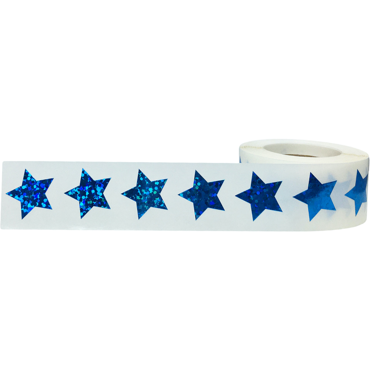 Blue Sparkle Star Stickers 3/4" Inch Blue Sparkle Star Stickers 3/4" Inch