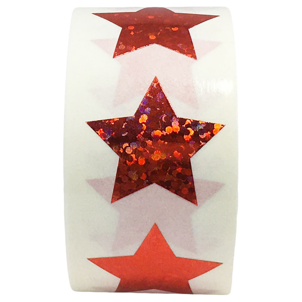 Red Sparkle Star Stickers 1" Inch Red Sparkle Star Stickers 1" Inch