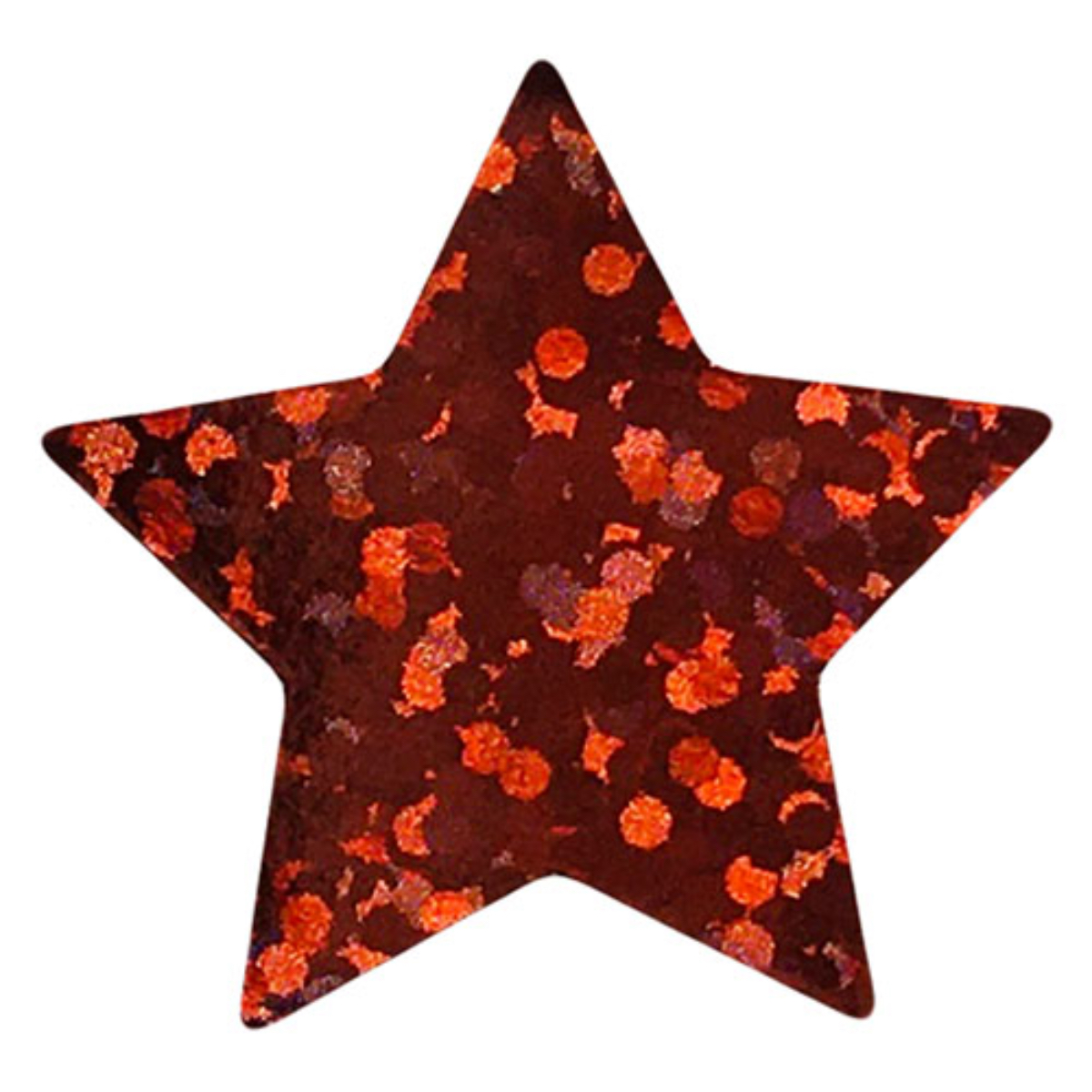 Red Sparkle Star Stickers 1" Inch Red Sparkle Star Stickers 1" Inch