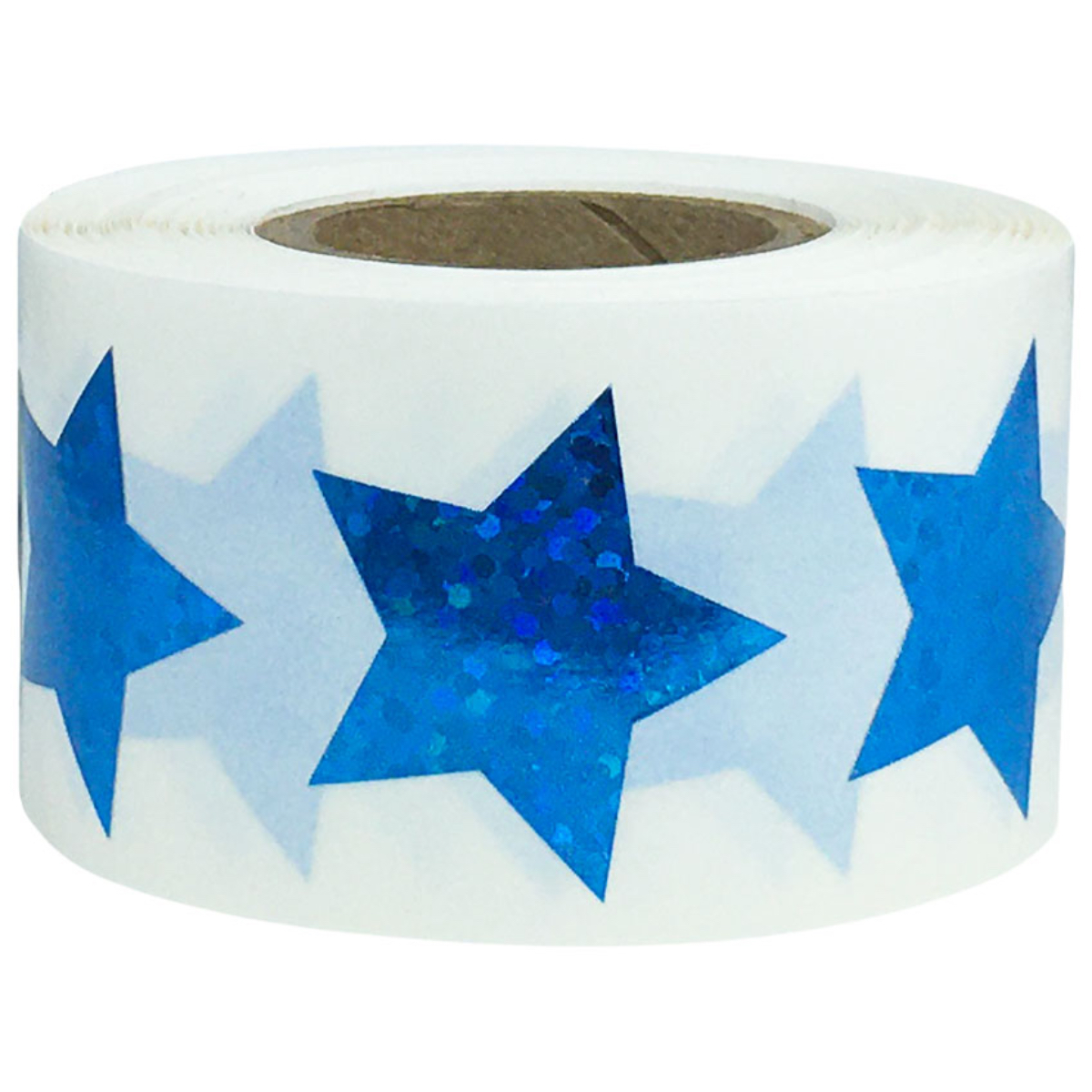 Blue Sparkle Star Stickers 1" Inch Blue Sparkle Star Stickers 1" Inch