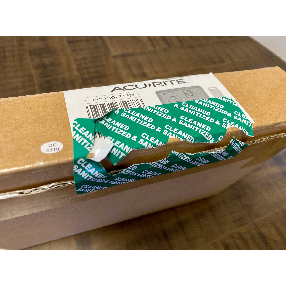 Green Cleaned And Sanitized Tamper Labels | 2" X 4" QTY 500 Green Cleaned And Sanitized Tamper Labels | 2" X 4" QTY 500