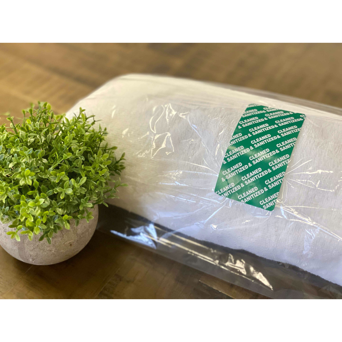 Green Cleaned And Sanitized Tamper Labels | 2" X 4" QTY 500 Green Cleaned And Sanitized Tamper Labels | 2" X 4" QTY 500