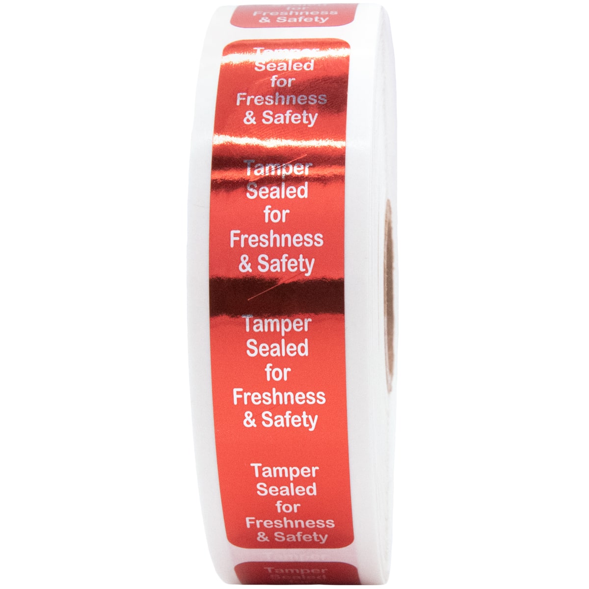 Red Tamper Evident Fresh and Safe Labels QTY 500 Red Tamper Evident Fresh and Safe Labels QTY 500