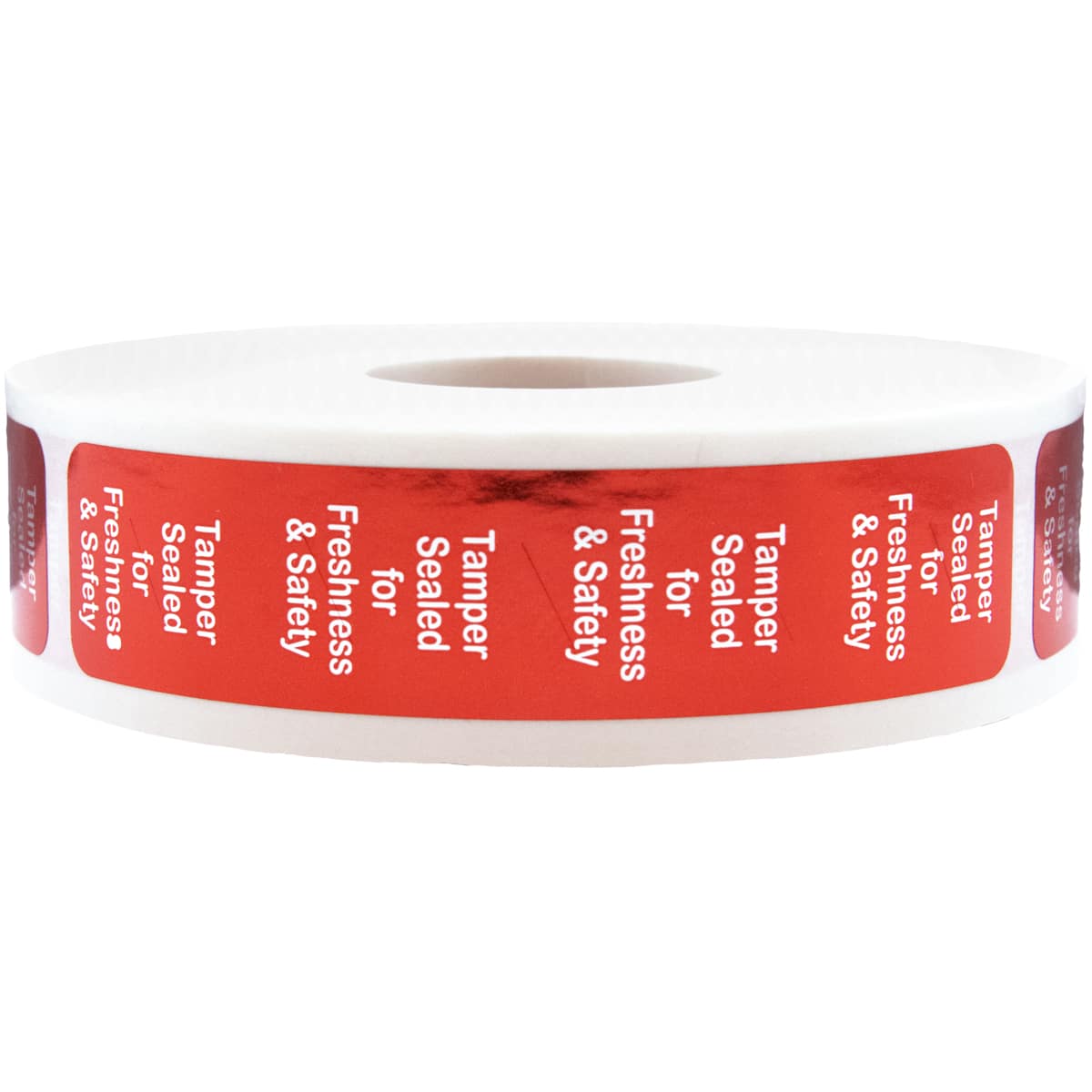 Red Tamper Evident Fresh and Safe Labels QTY 500 Red Tamper Evident Fresh and Safe Labels QTY 500
