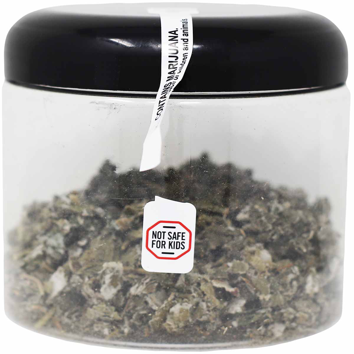 Contains Marijuana Keep out of Reach Tamper Seals 0.5 ends (5/16 band) x 4" Barbell QTY 500