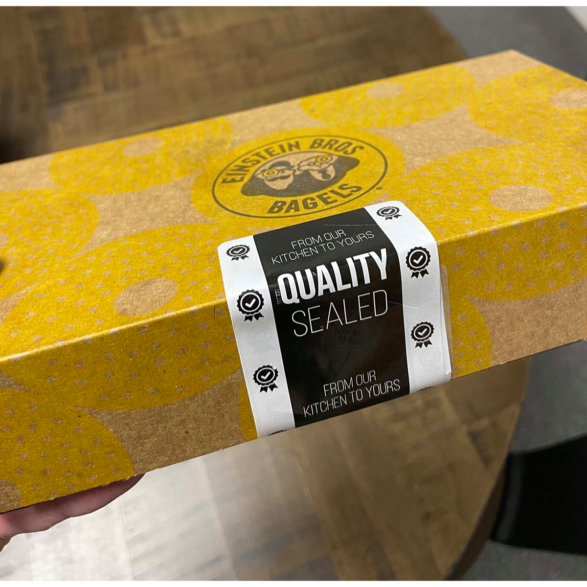 Quality Sealed Food Delivery Labels | Black and White Quality Sealed Food Delivery Labels | Black and White