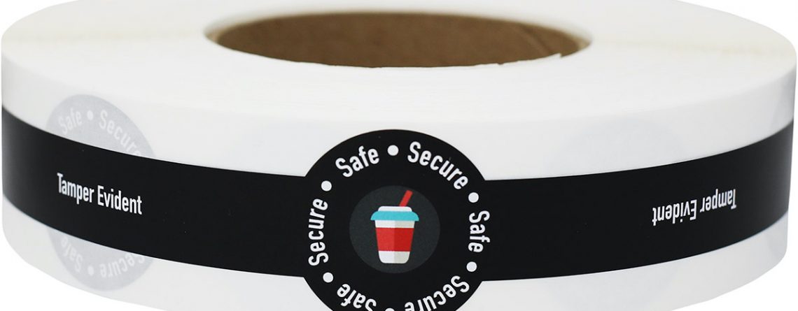 Black Safe Tamper Evident Seals for Drink Lids