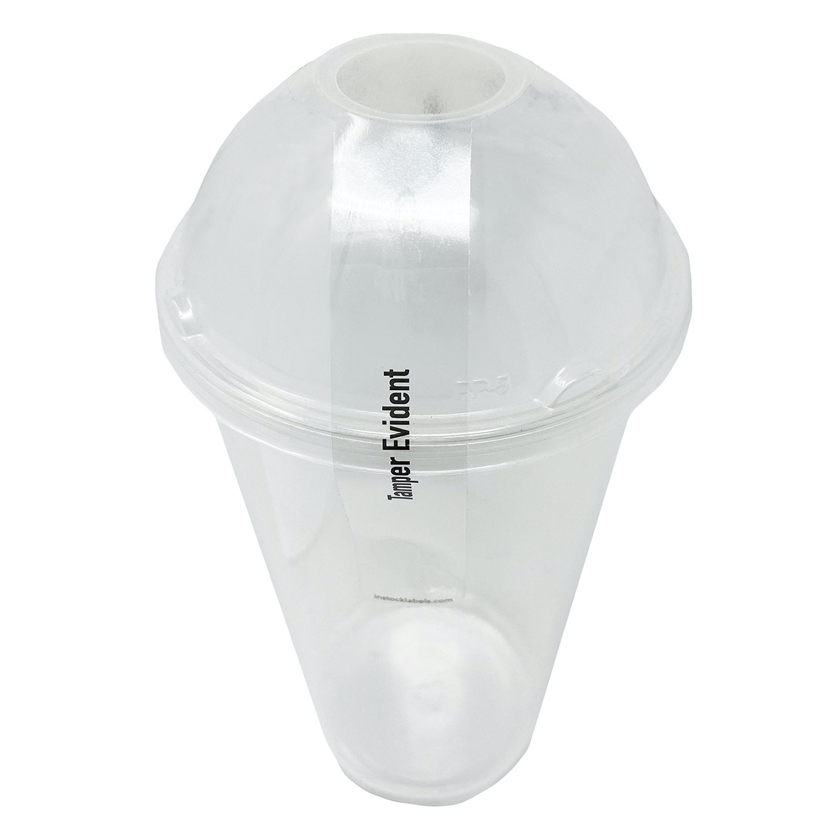 Ultra Clear Tamper Evident Seals for Drink Lids | 9" Long Ultra Clear Tamper Evident Seals for Drink Lids | 9" Long