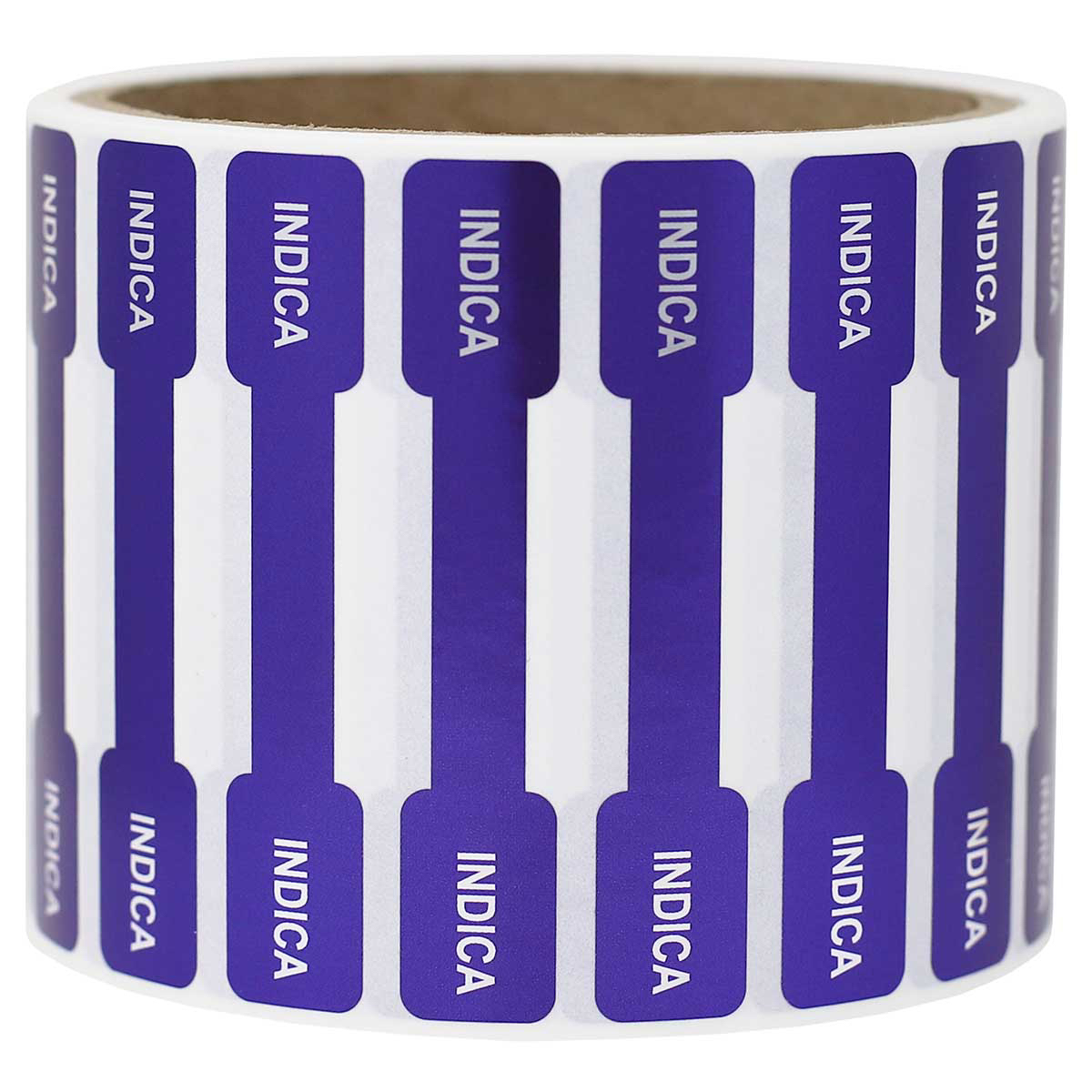 Metallic Purple Indica Cannabis Tamper Labels 0.5 ends (5/16 band) x 2.75" Barbell QTY 500 Metallic Purple Indica Cannabis Tamper Labels 0.5 ends (5/16 band) x 2.75" Barbell QTY 500