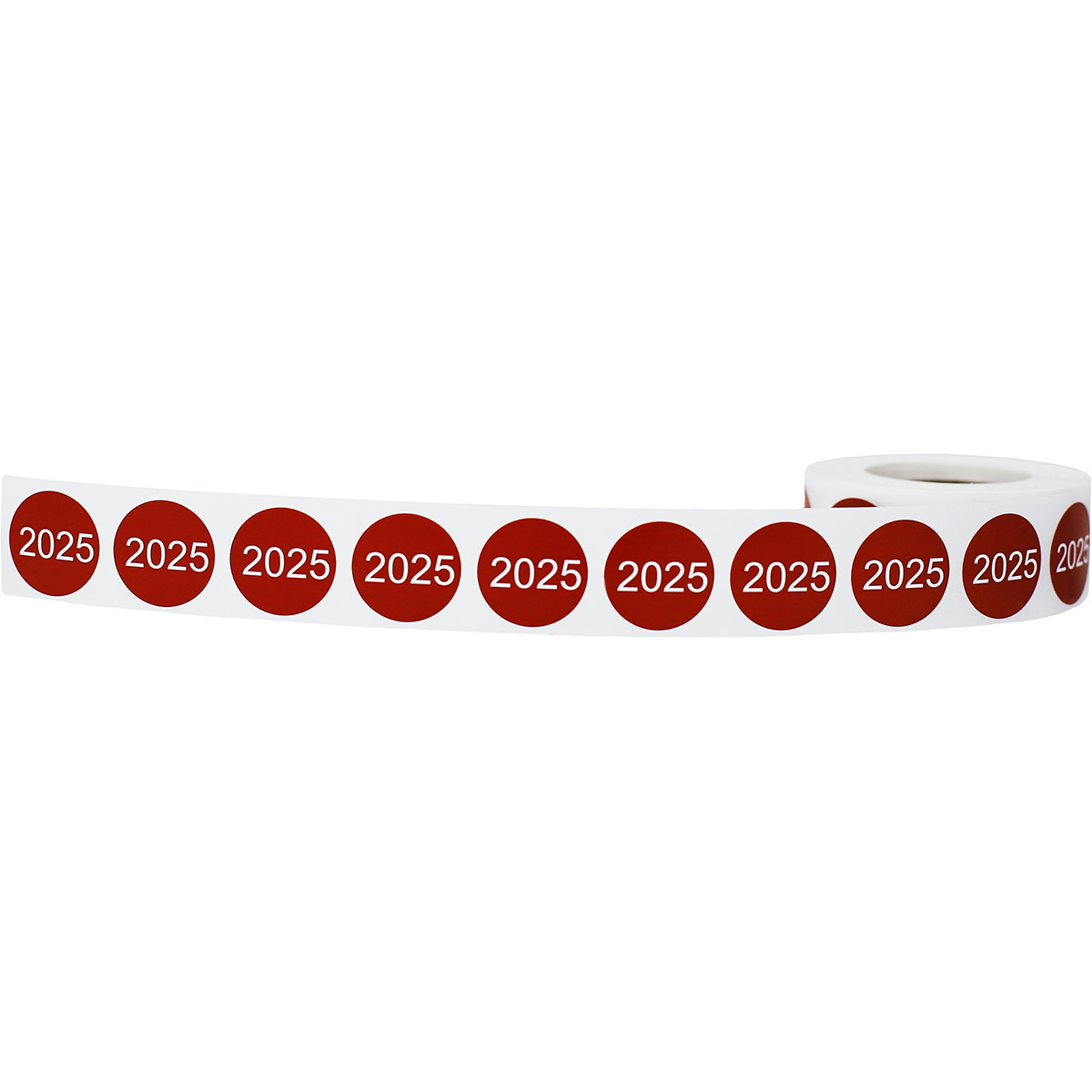 Year 2025 Stickers 3/4" Round QTY 500 Year 2025 Stickers 3/4" Round QTY 500