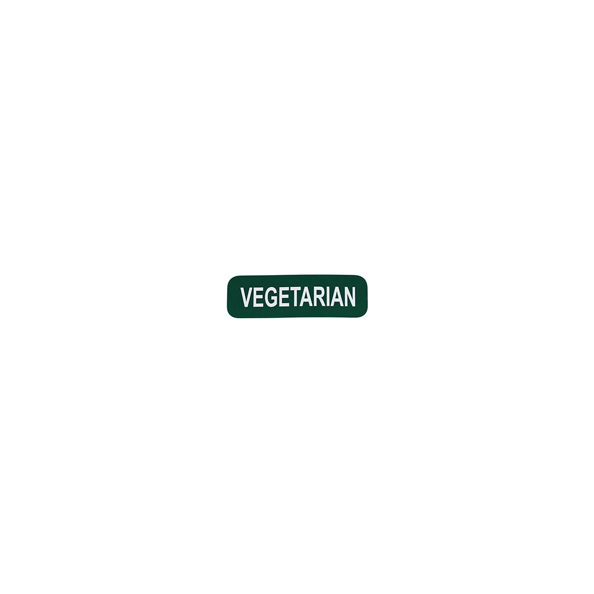 Vegetarian Healthcare Labels 0.5 x 1.5" QTY 500 Vegetarian Healthcare Labels 0.5 x 1.5" QTY 500