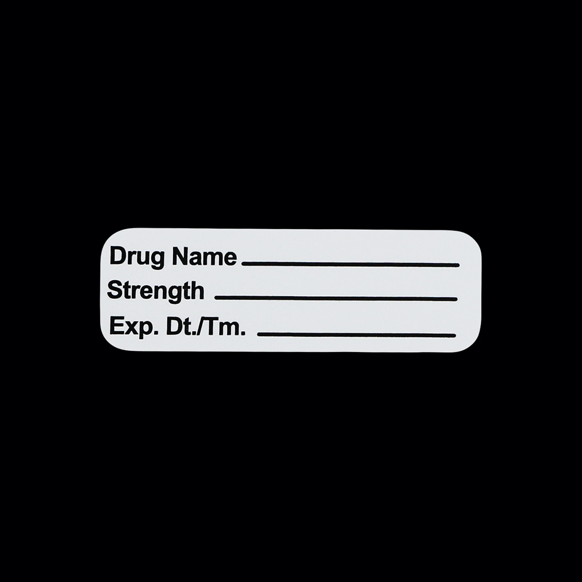 Drug Name, Strength, Exp Date Healthcare Labels | 0.5 x 1.5" QTY 500 Drug Name, Strength, Exp Date Healthcare Labels | 0.5 x 1.5" QTY 500