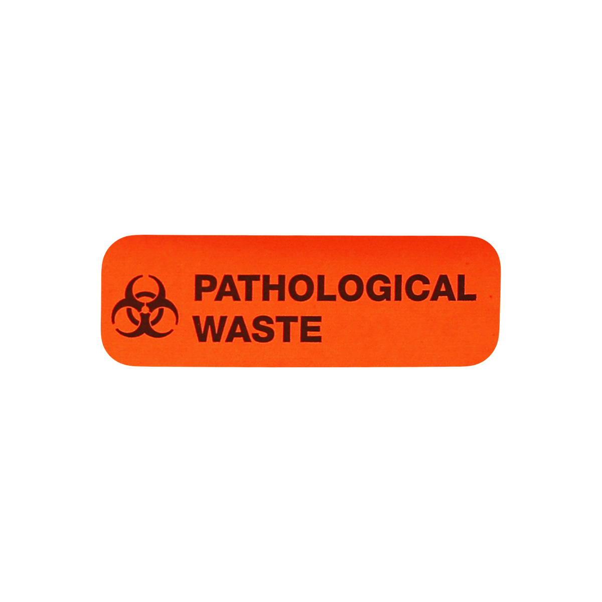 Pathological Waste Rectangle Warning Labels QTY 500