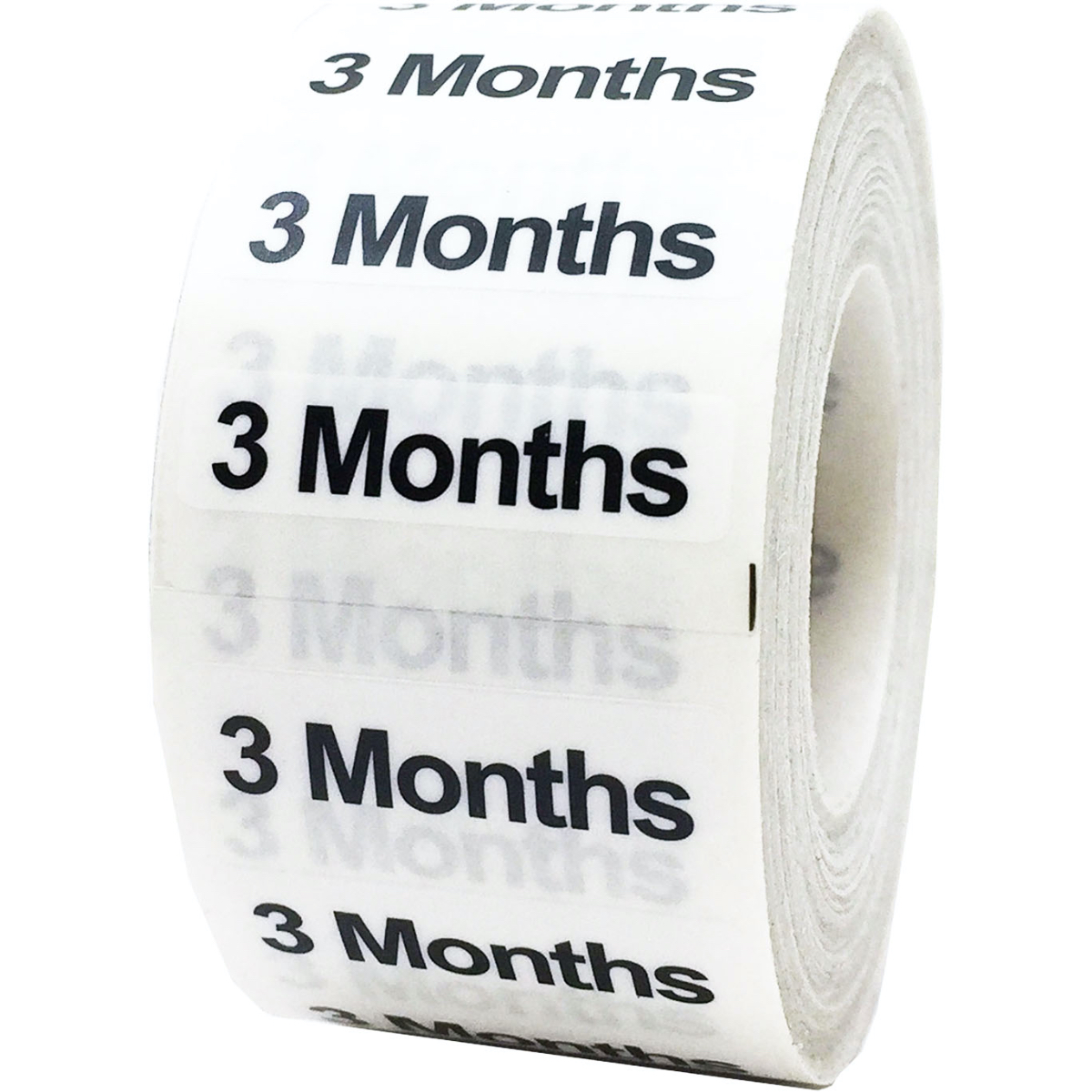 Ultra Clear Baby and Toddler Size Labels for Retail Shirts 1.25" x 5"
