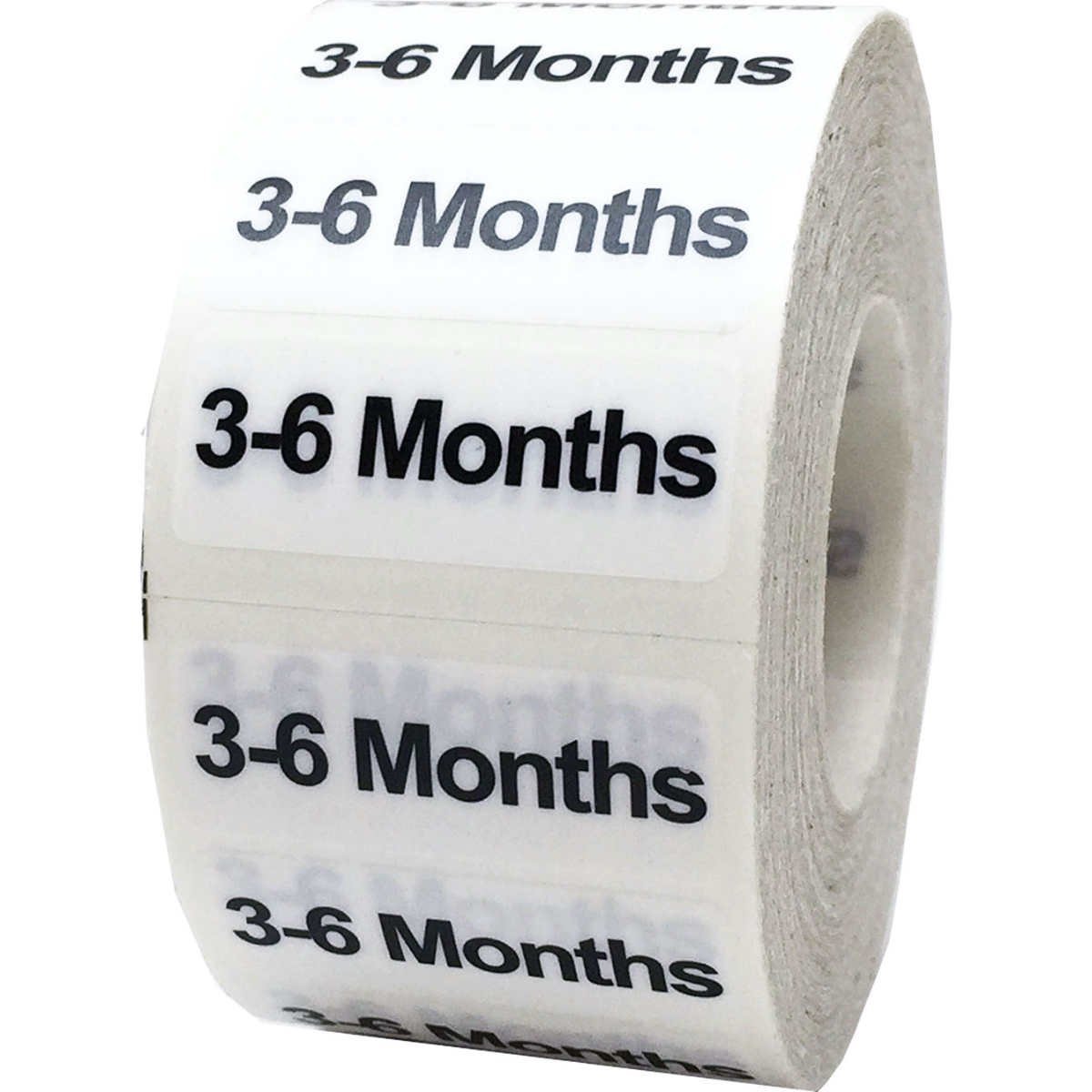 Ultra Clear Baby and Toddler Size Labels for Retail Shirts 1.25" x 5"