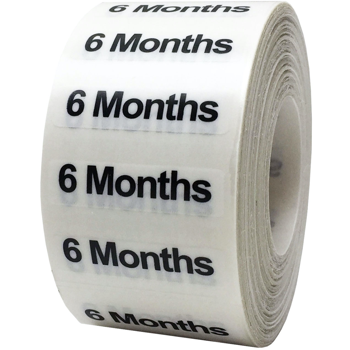 Ultra Clear Baby and Toddler Size Labels for Retail Shirts 1.25" x 5"