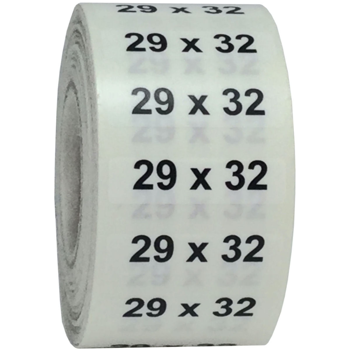 Ultra Clear Men's Hem/Inseam Pant Size Strips 1.25" x 5" QTY 125